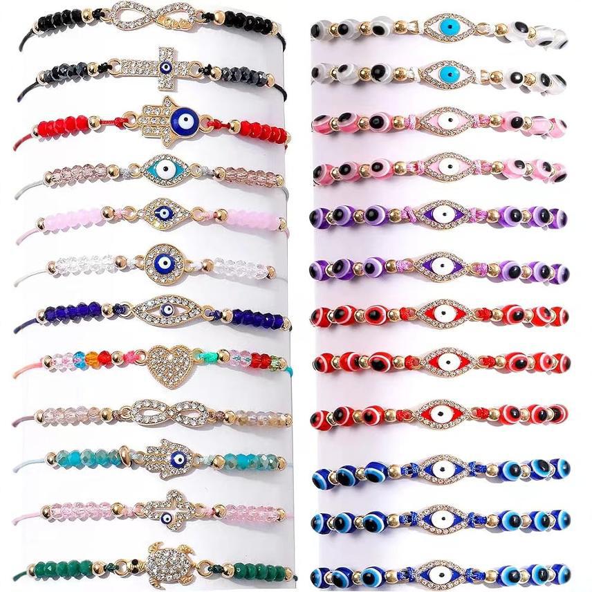 Strip Devil's Eye Lucky Vintage String Bracelets