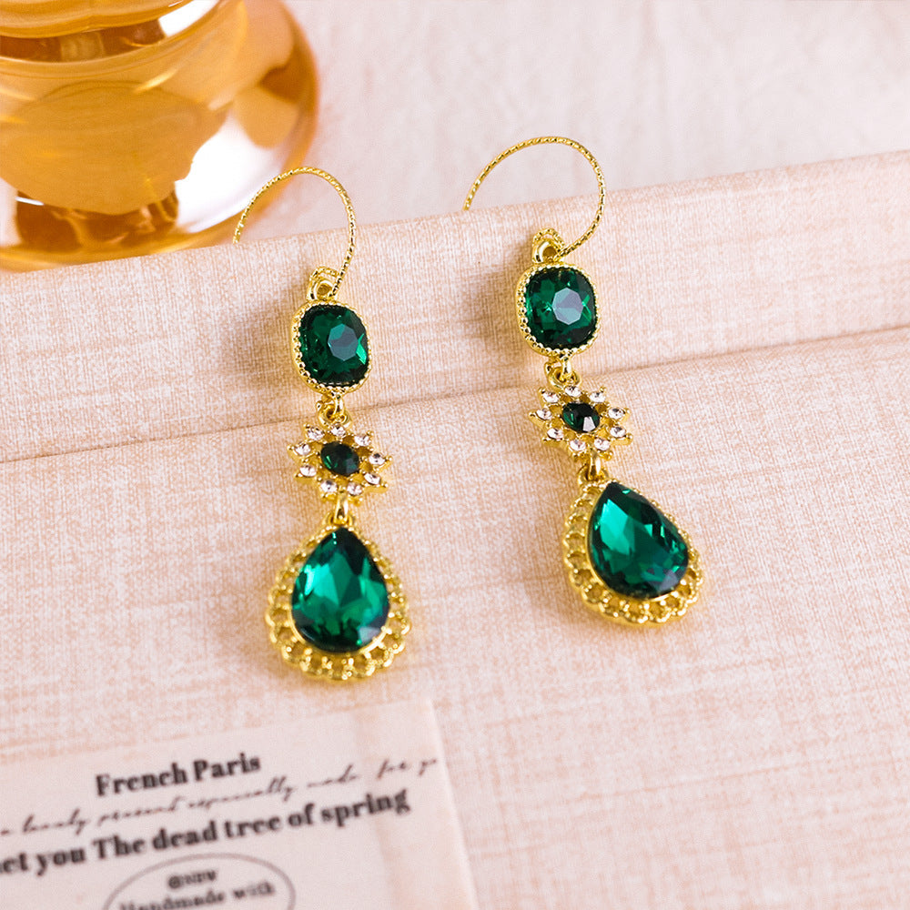 Elegant Zircon Butterfly Tassel Gentle Stylish Personality Stud Earrings
