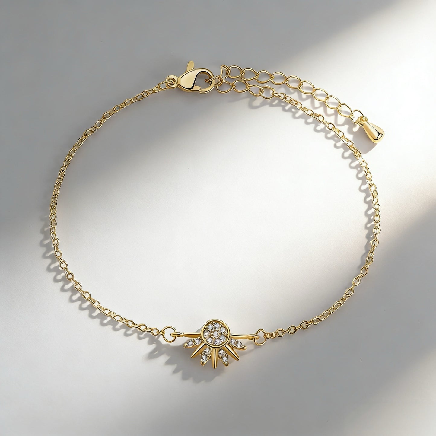 Sun Moon Inlaid Zirconium Couple Fashion One Male Bracelets