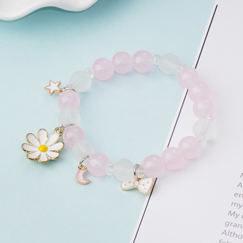Korean Style Graceful Cute Crystal String Bracelet