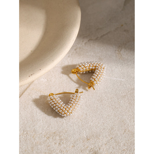 Women's Inlaid Rhinestone Unique High-grade Design Fashion Earrings