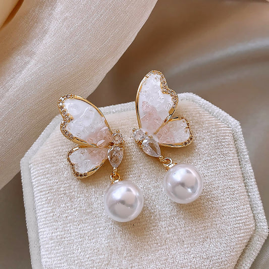 Women's Fashion Pearl Light Luxury High-grade Sense Earrings