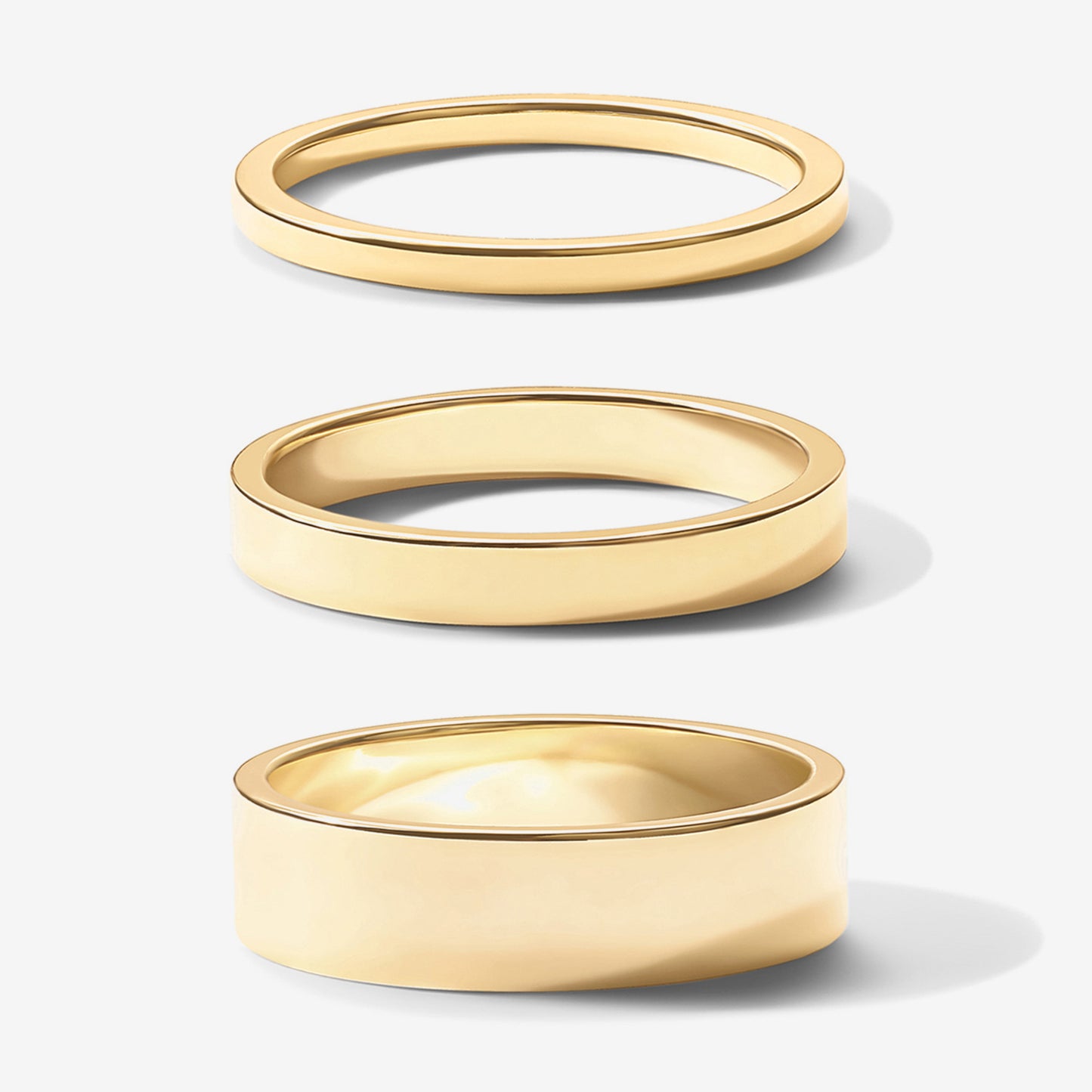 Women's Stainless Steel Gold Plated Minority Simple Rings
