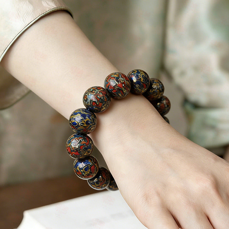 Ancient Style Handmade Craft Snail Paint Crafts Bracelet