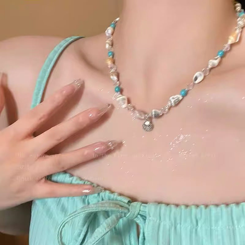 Women's Style Starfish Shell Clavicle Chain Suitable For Summer Necklaces