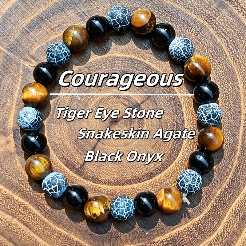 Glamorous Slouchy Attractive Natural Stone Crystal Bracelets