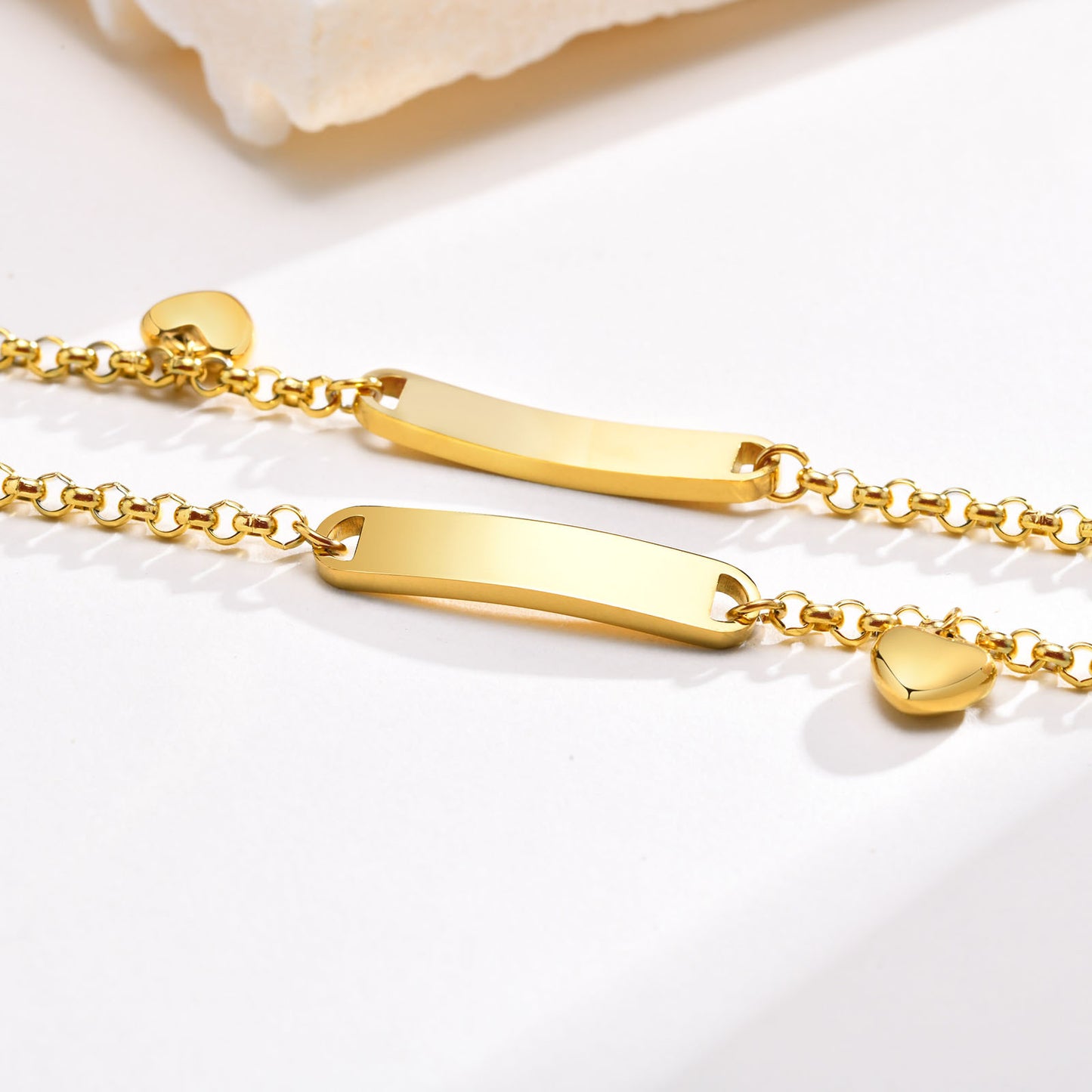Women's & Children's Fashion Blank Curved Can Carve Writing Bracelets