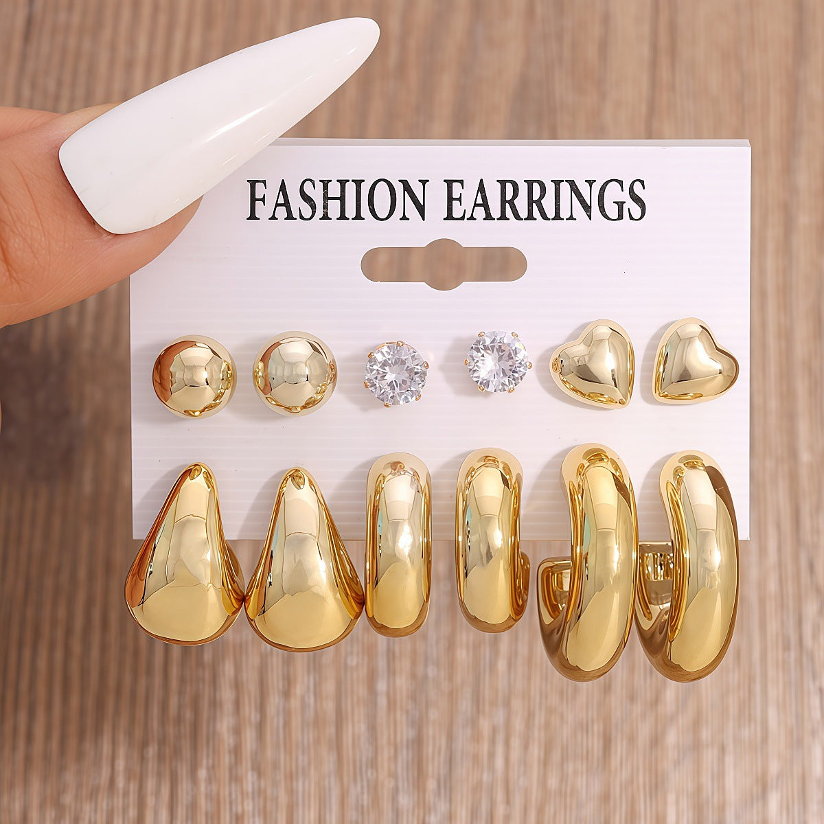 Women's Fashion Resin Vintage Simple Advanced Creative Personality Earrings