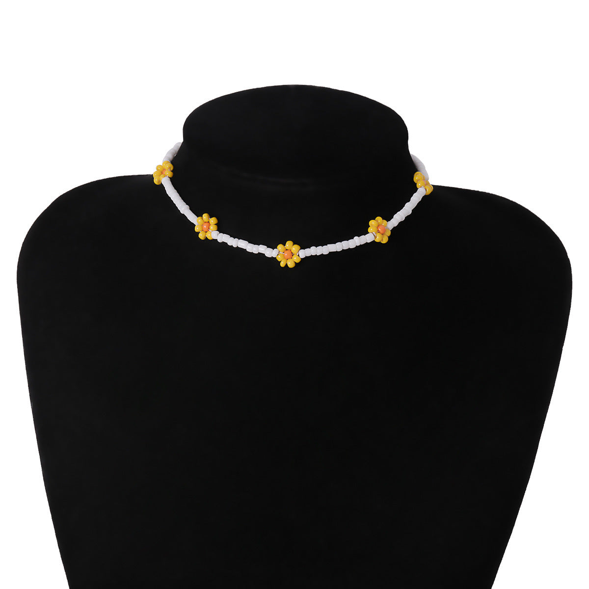 Women's Personalized Simple Contrast Color Creative Woven Necklace