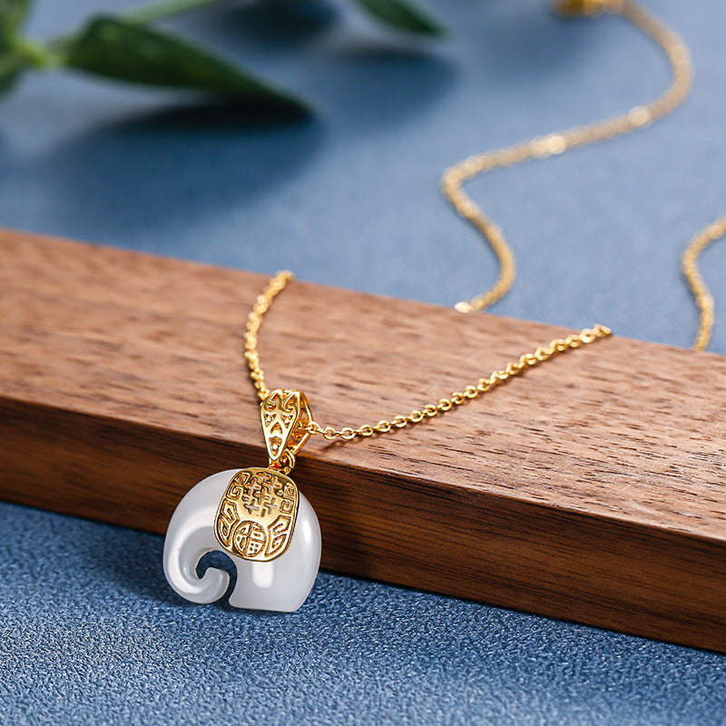 Female Auspicious Fortune Meaning Minority Fashion Design Necklaces