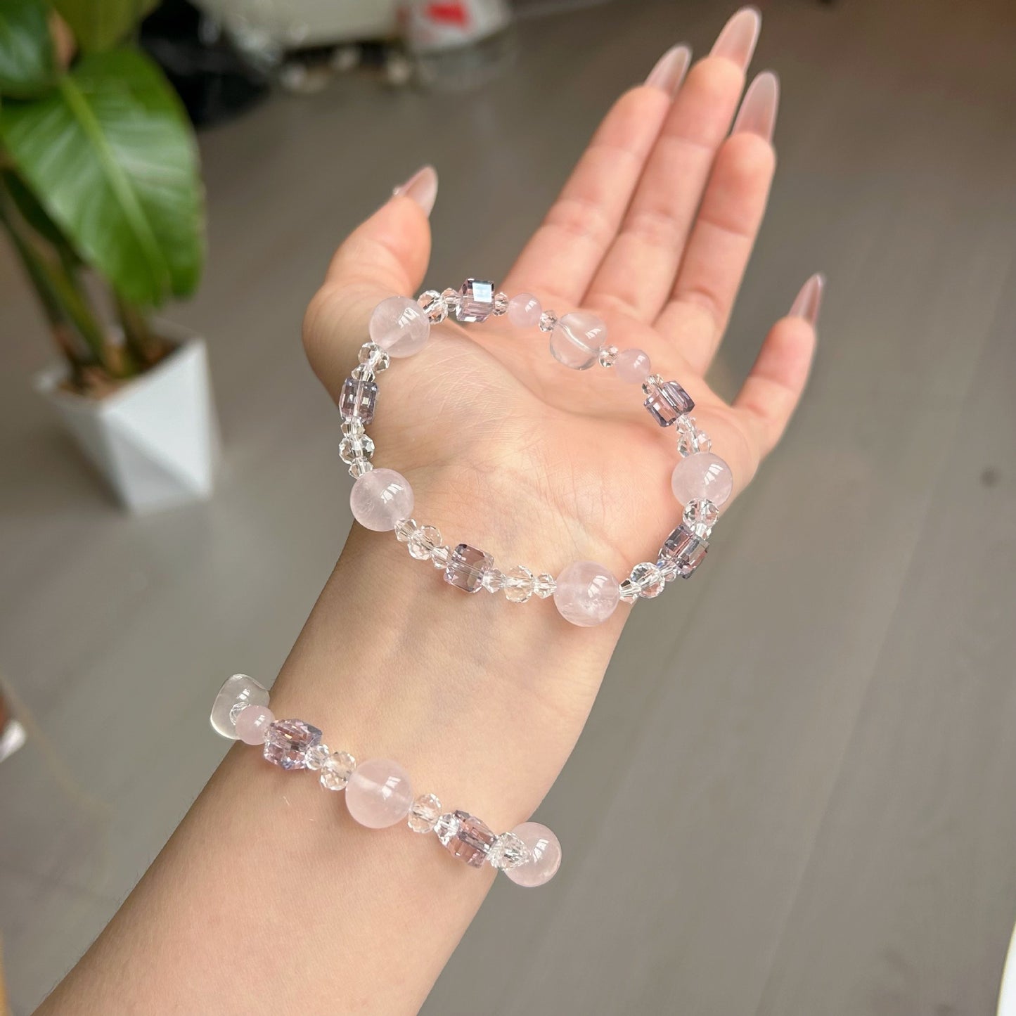 Citrine Purple Sugar With Crystal Exquisite Gentle Female Live Bracelets