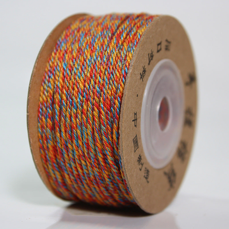 Cotton Threads Tibetan Hand Rub Rope Passion Fruit Jewelry Accessories