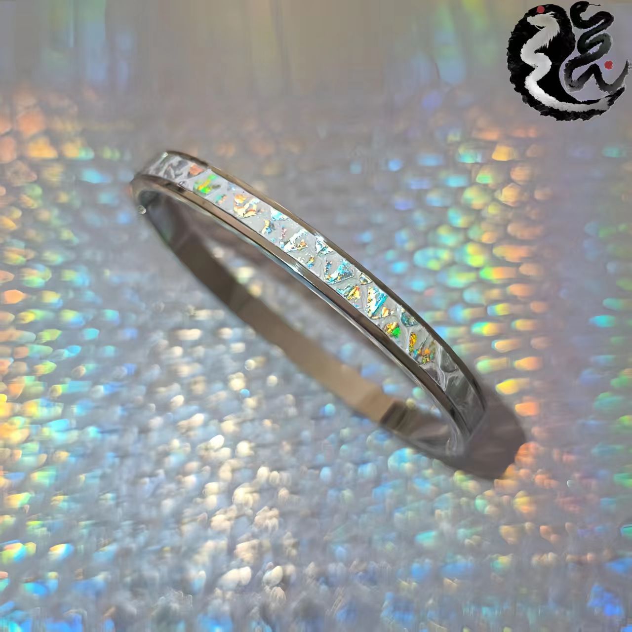 Snakeskin Genuine Leather Male Female Personality Metal Closed Special Bracelet