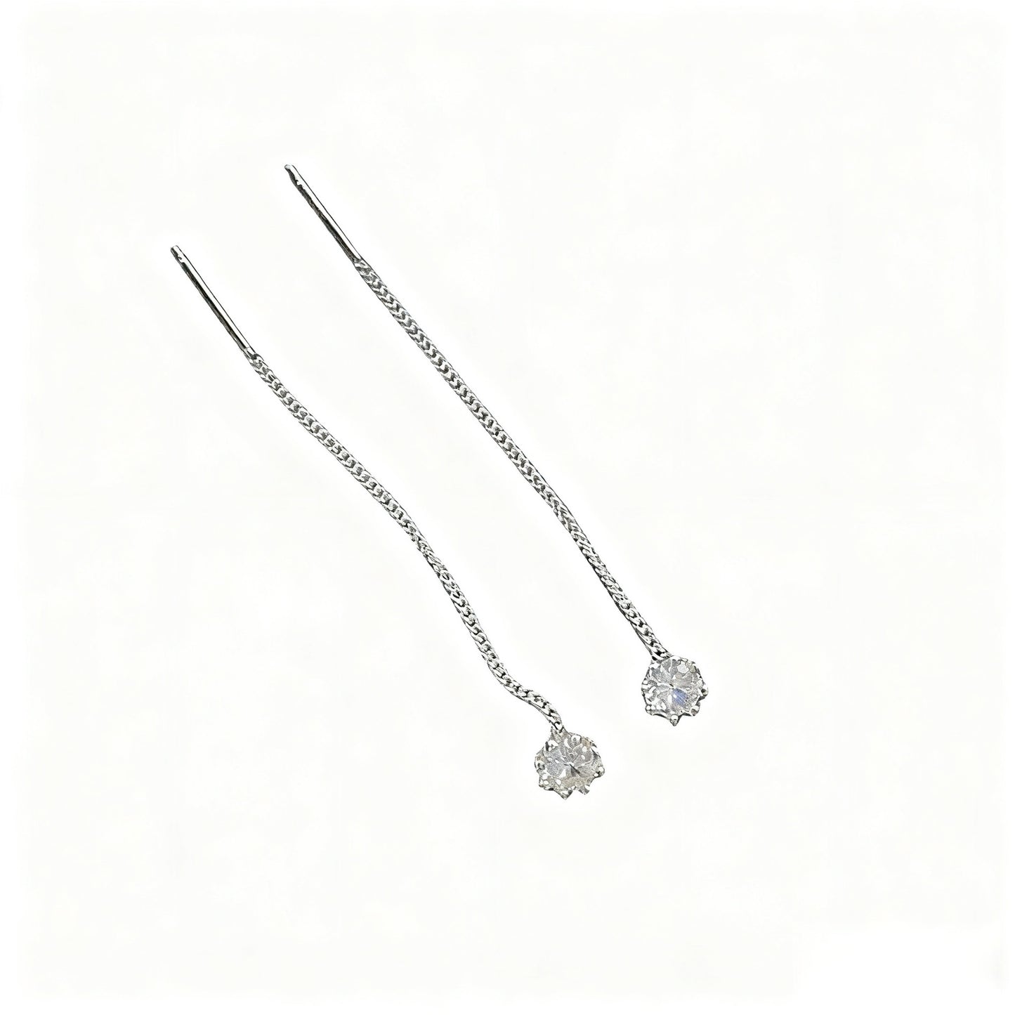Women's Sterling Sier Gold Plated Elegant Shiny Earrings