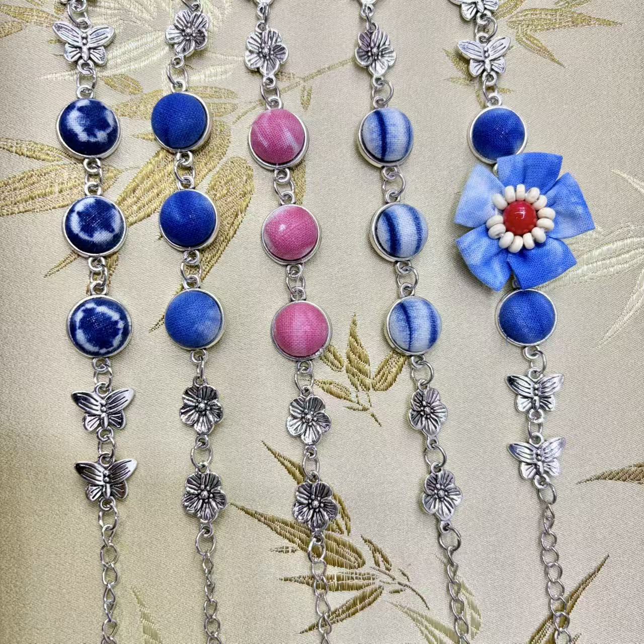 Yunnan Dali Blue Dyed Ancient Ethnic Bracelet