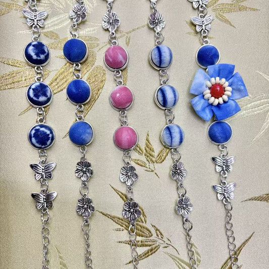 Yunnan Dali Blue Dyed Ancient Ethnic Bracelet