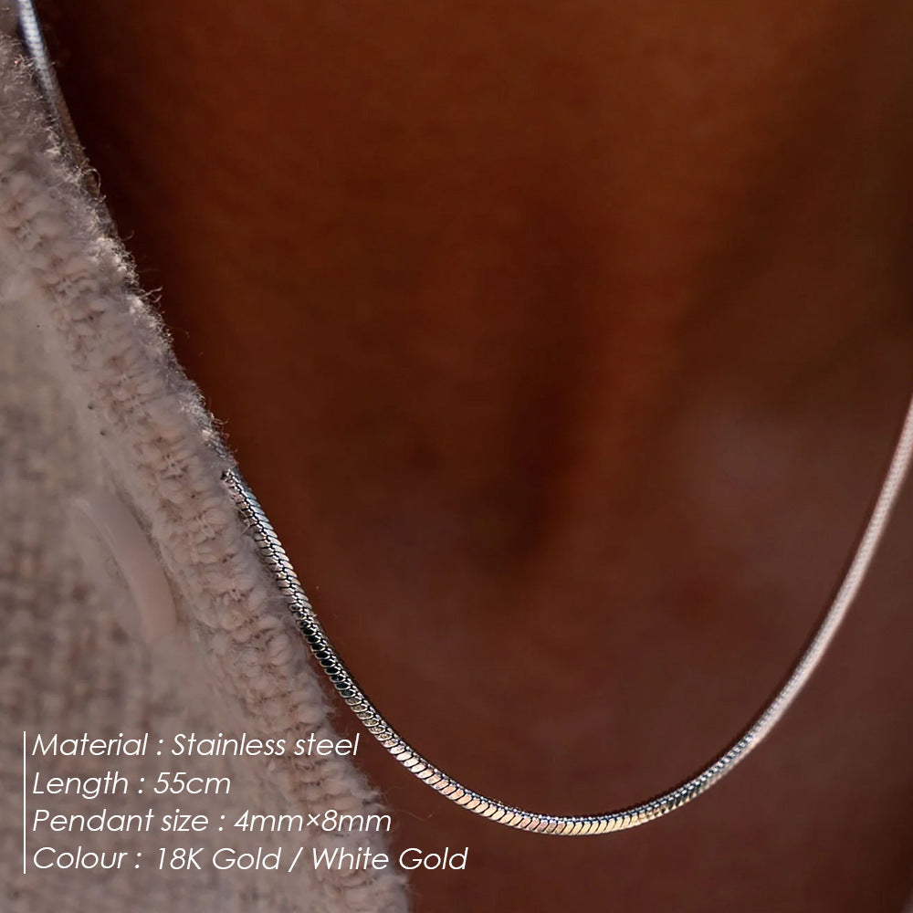 Men's Korean Trendy Unique Simple Cold Style Versatile High Necklaces