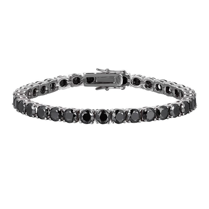 Versatile High Sense Niche Full Diamond Sterling Sier Bracelets