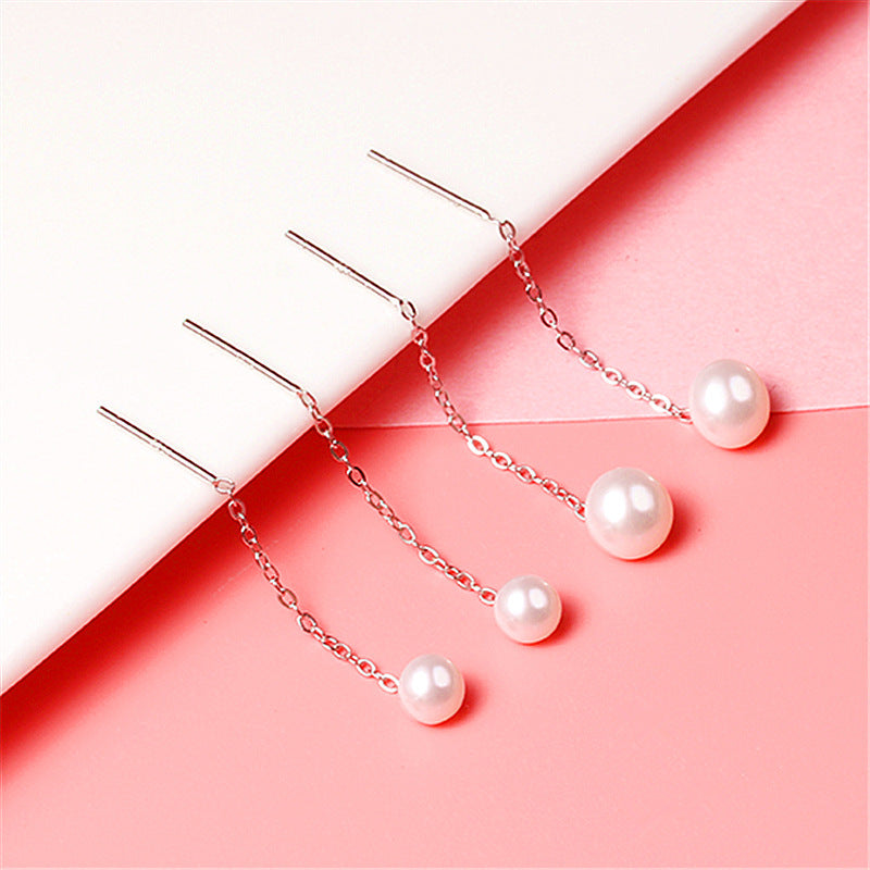 Natural Freshwater Pearl Simple Fashion Compact Ear Line