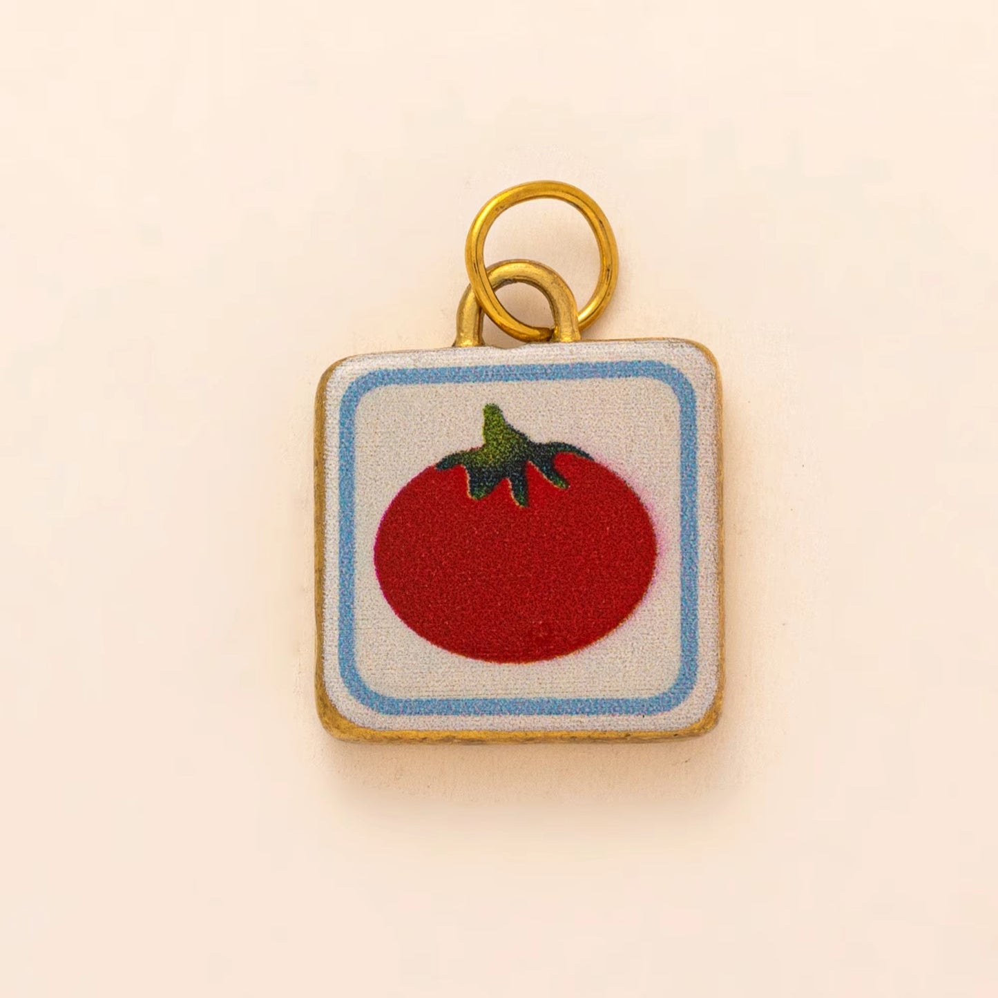 Mushroom Parts Vacuum Plating Gold Color Pendants
