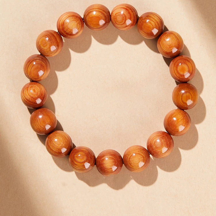 Thuja Single Horizontal Pattern Transparent Beads Bracelet