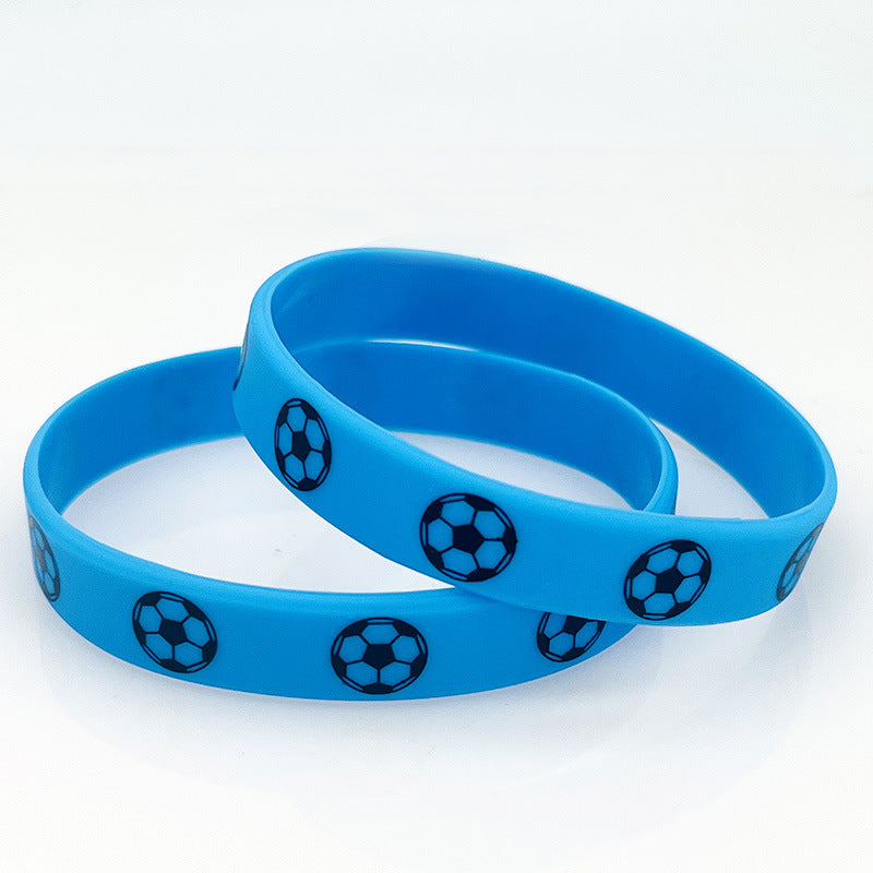 Women's & Men's World Cup Sports Simple Fans Theme Commemorative Printing Football Bracelets