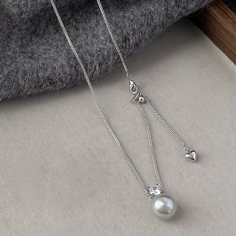 Women's Diana Single Pearl Light Luxury High-grade Pendants