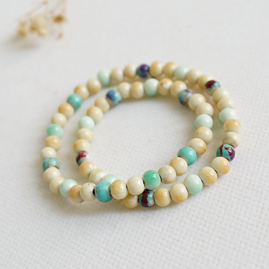 Idyllic Sweet Gradient Color Beaded Hand Bracelets