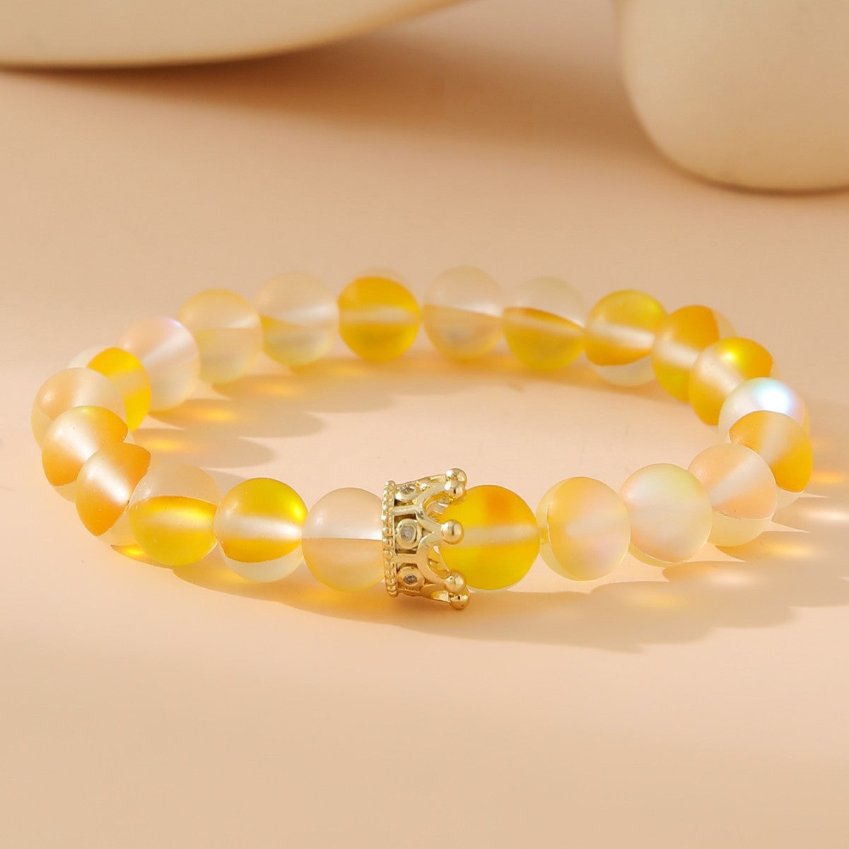 Gradient Crystal Simplicity Crown Beaded Ladies Bracelets