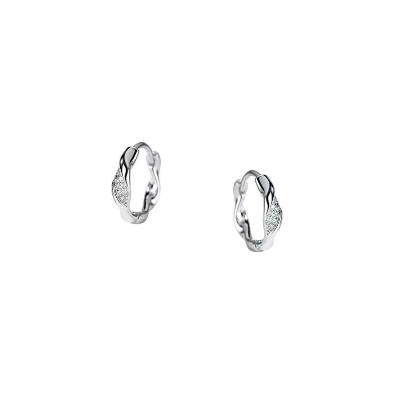 Women's Sier Needle Mobius For Bone Before Sleep Simple Ear Buckle