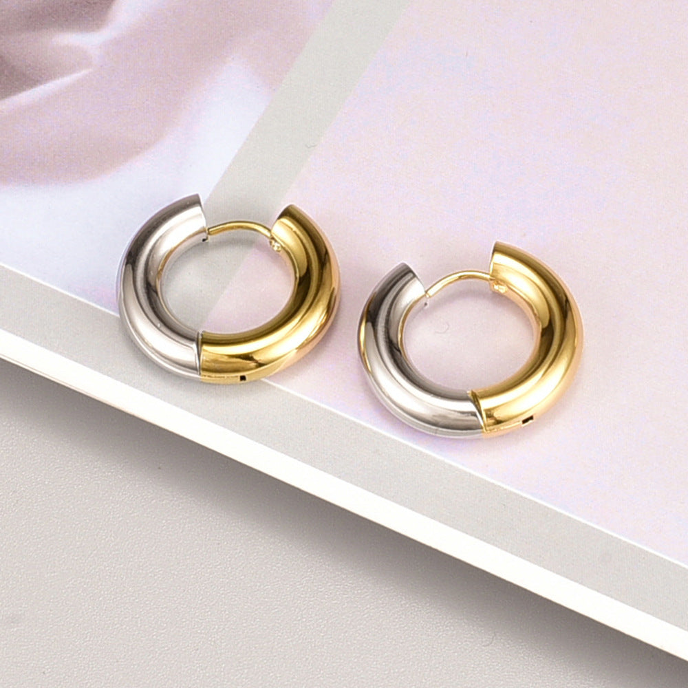 Luxury Minority High-grade Electroplating Temperament Gradient Earrings