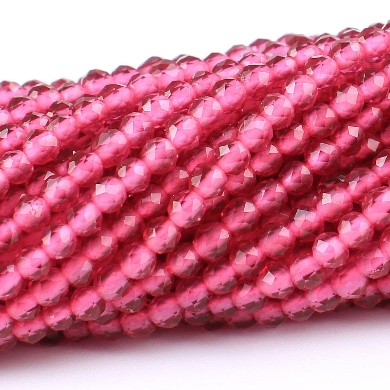 Transparent Glass Surface Cutting Beads Handmade Jewelry Accessories