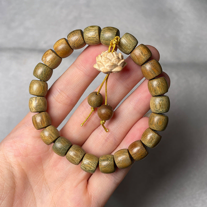 Women's & Men's Argentina Straight Cut Barrel Shaped Bead Lotus Ethnic Style Beads Pendants