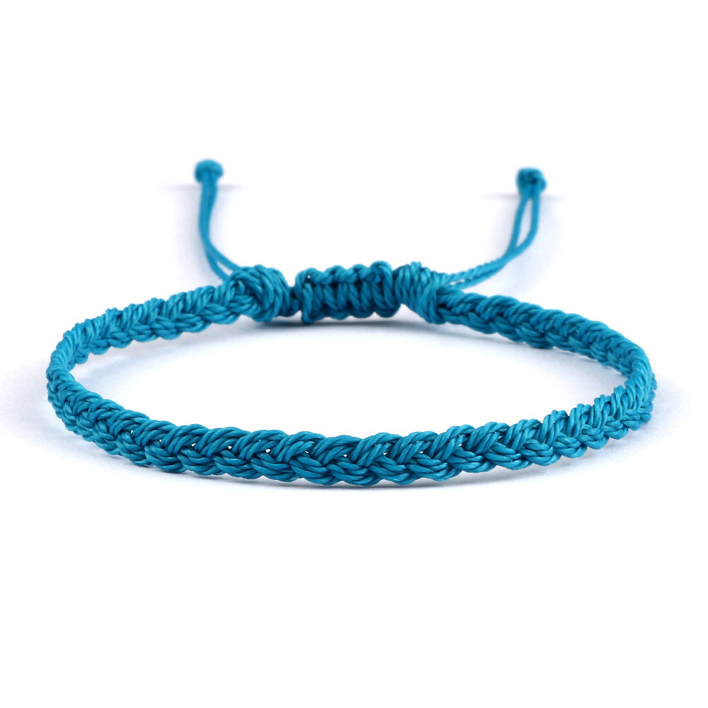 Creative Twist Weave Taiwanese Wax Handmade Hand Unisex Twin Bracelet