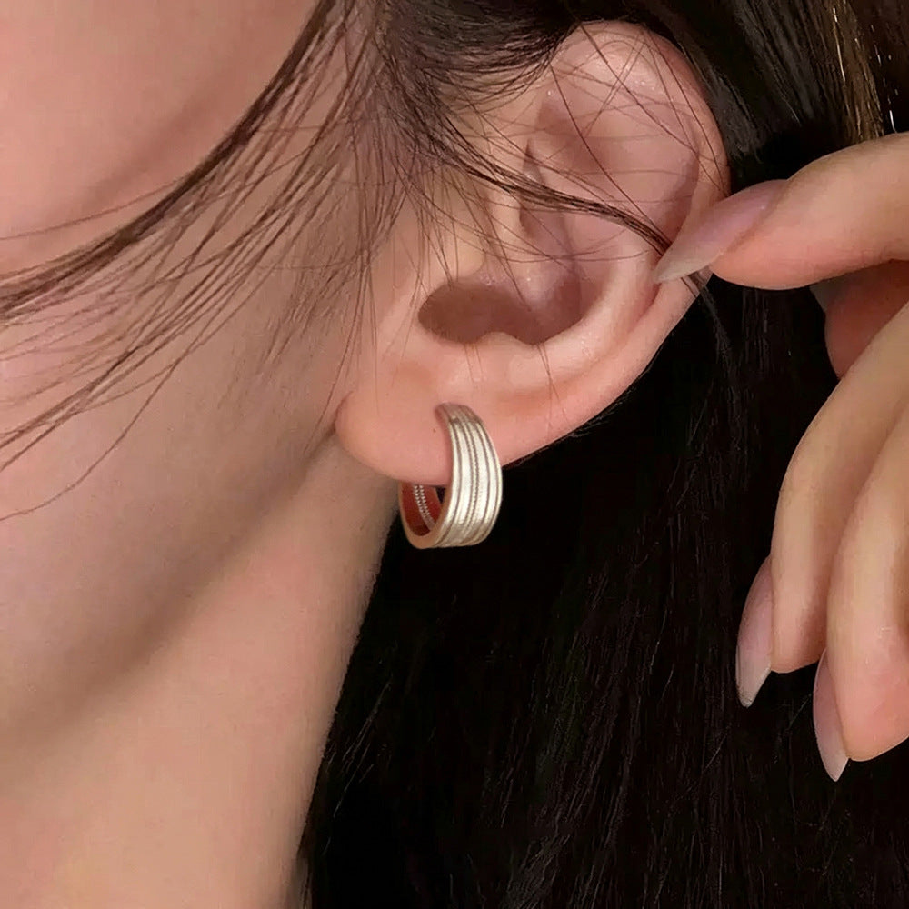 Women's Luxury High-grade Matte Collection Niche Elegant Earrings