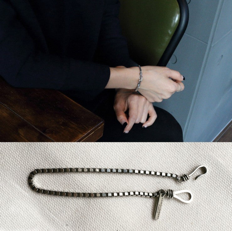 Female Versatile High Sense Personality Retro Box Chain Fashion Bracelets