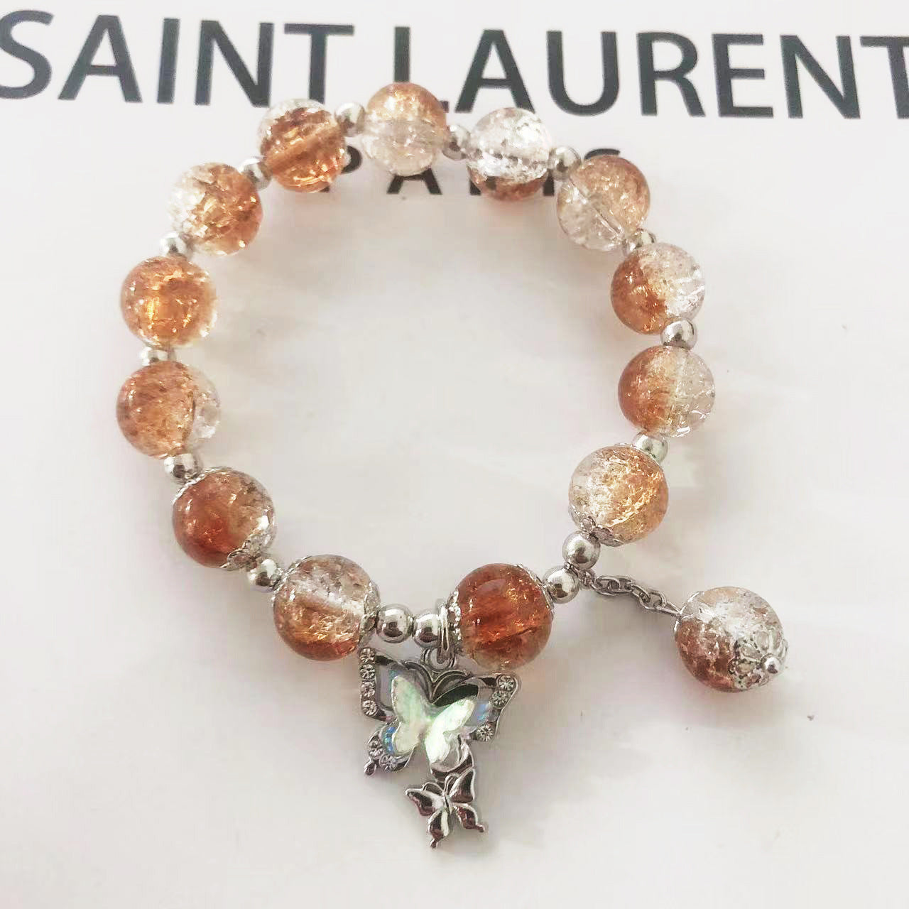 Cherry Blossom Glaze Female Design High Sense Bracelet