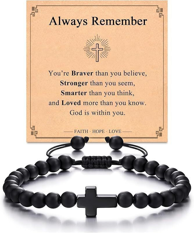 Fashion Trend Cross Adjustable Niche Vintage Holiday Bracelet