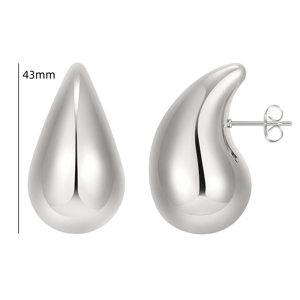 Women's Korean Fashion Temperamental Minority Design Style Petite Stud Earrings