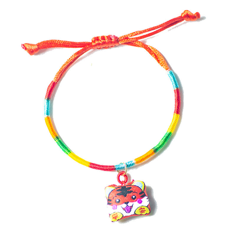 Children's Dragon Boat Festival Colorful Rope Carrying Strap Colored Small Bracelet