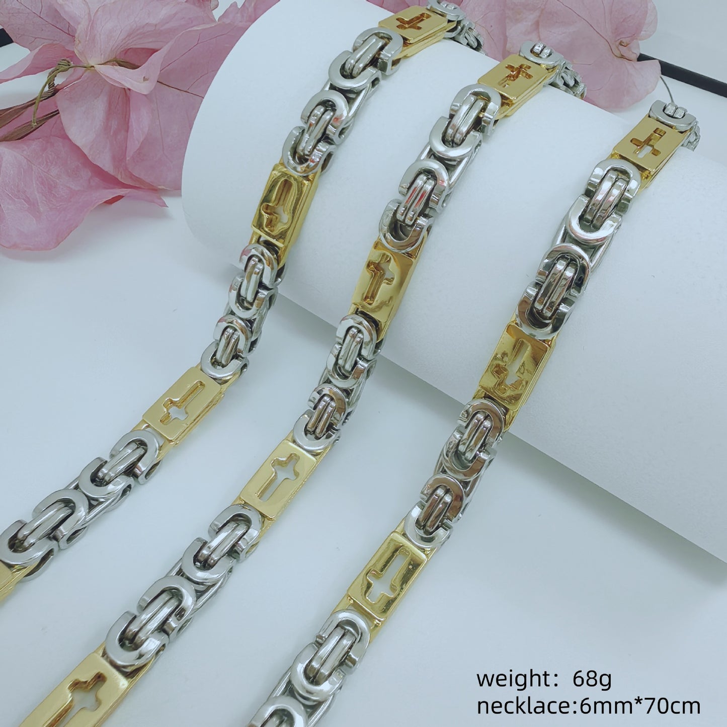 Fashion Trendy Unique Man's Stainless Steel Necklace