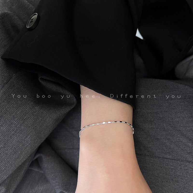 Simple Small Square Female Niche Design Girlfriends Fashion Bracelet