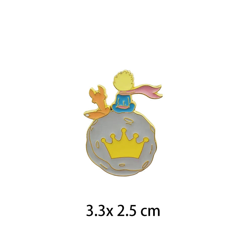 Little Prince Fox Cute Badge Personality Brooches