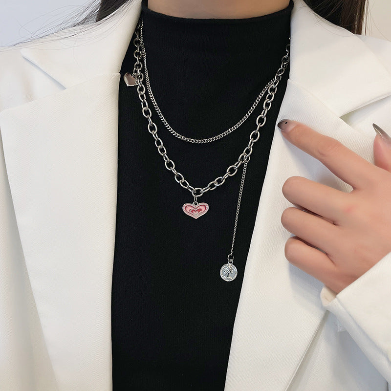 Design Sense Hip Hop Niche Sweater Necklace