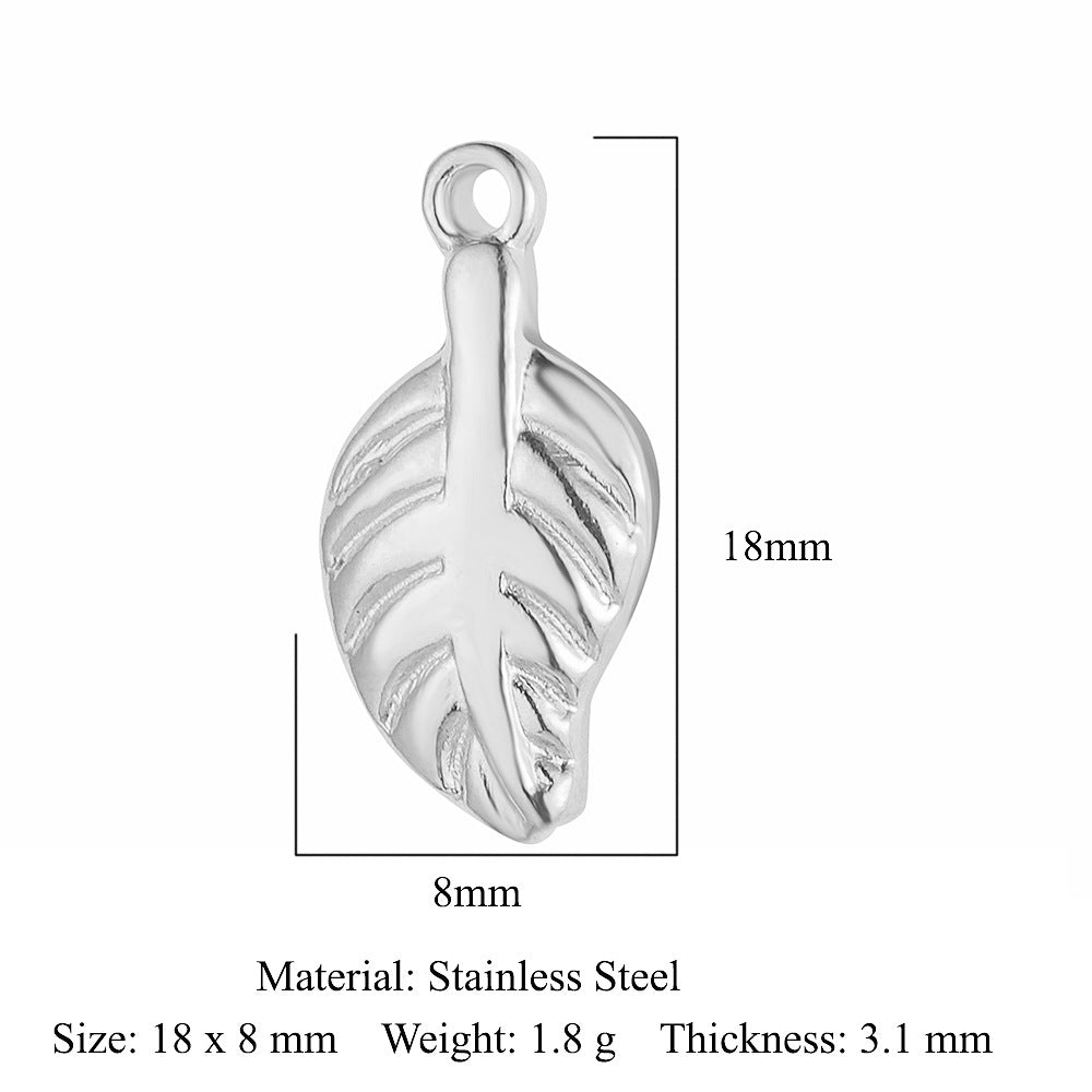 Bowknot Stainless Steel Ornament Accessories Dolphin Pendants