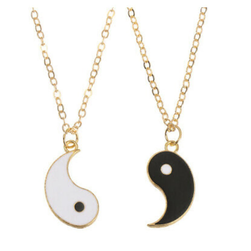 Dragon Tai Couple Woven Appetizer Good Friend Necklaces