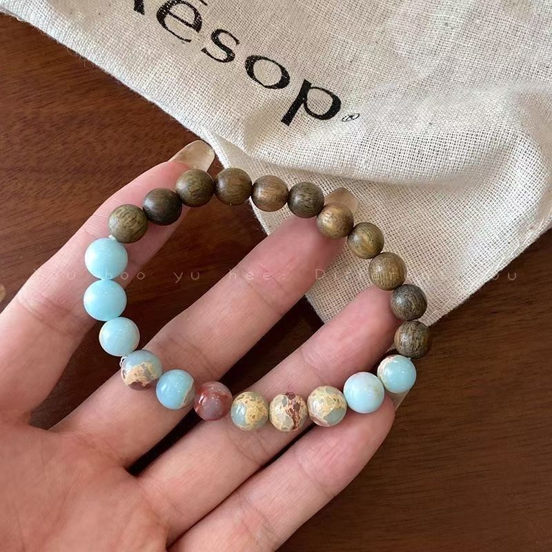 Women's Woven Stone Retro Couple Carrying Strap Bracelet