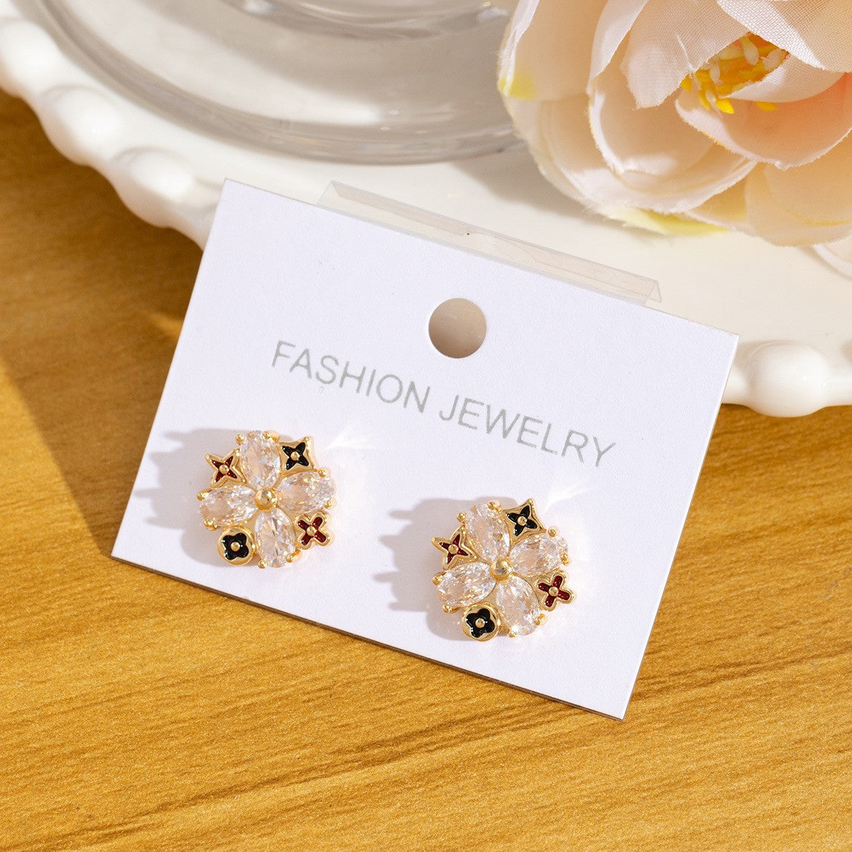 Women's Festive Classic Elegant Wild Fashion Temperament Drip Glazed Rings