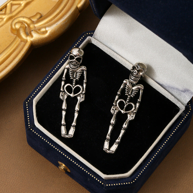 Women's Personalized Punk Halloween Skull Skeleton Alloy Holiday Atmosphere Creative Earrings