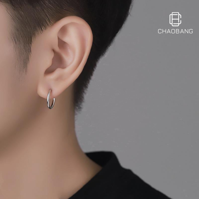 Men's Ear Clip No Pierced Personalized Trendy Single Simple Rings